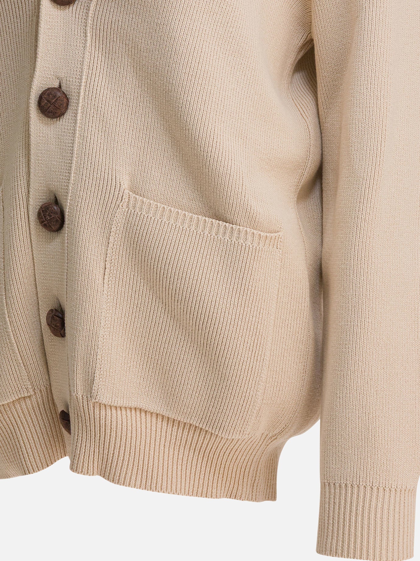 Cardigan Solid colour  Beige - Golden Goose Donna | PDP | VIETTI Online Store | thumbnail_4