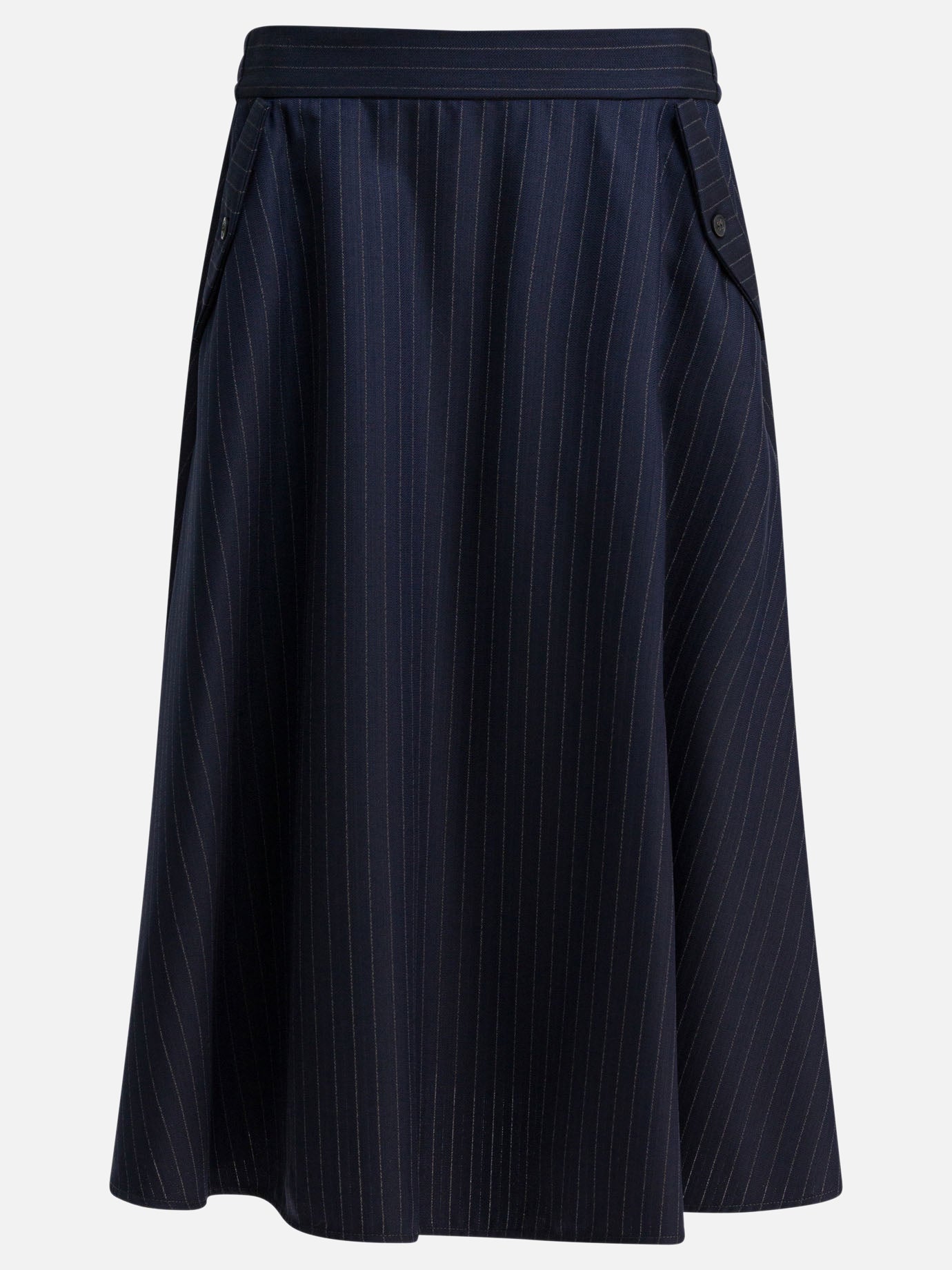 Gonne midi Pinstriped  Blu - Golden Goose Donna | PDP | VIETTI Online Store | thumbnail