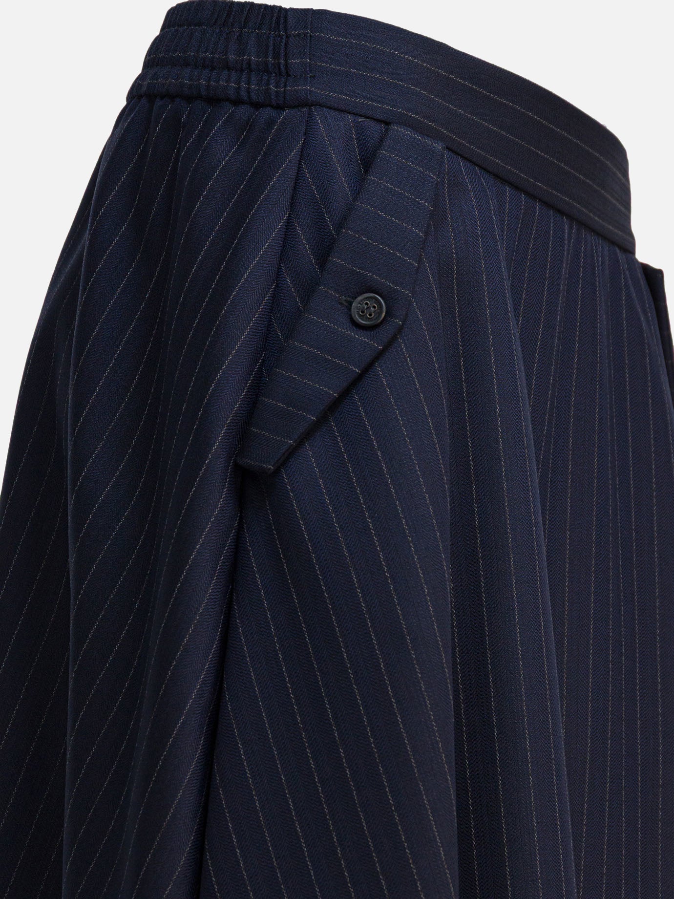 Gonne midi Pinstriped  Blu - Golden Goose Donna | PDP | VIETTI Online Store | thumbnail_4