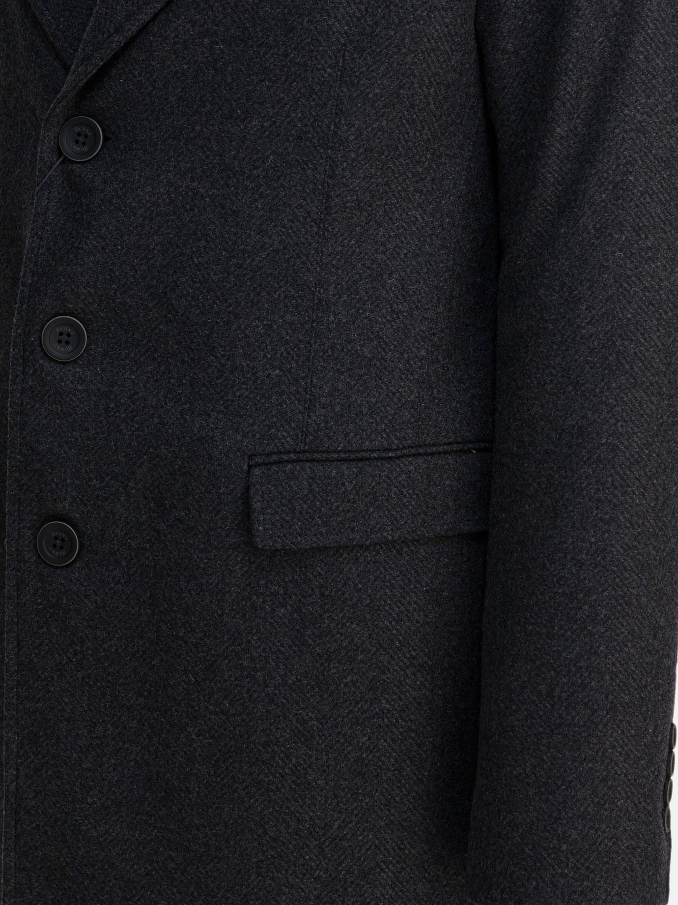 Cappotti lunghi Herringbone  Grigio - Herno Uomo | PDP | VIETTI Online Store | Zoom-Modal_4
