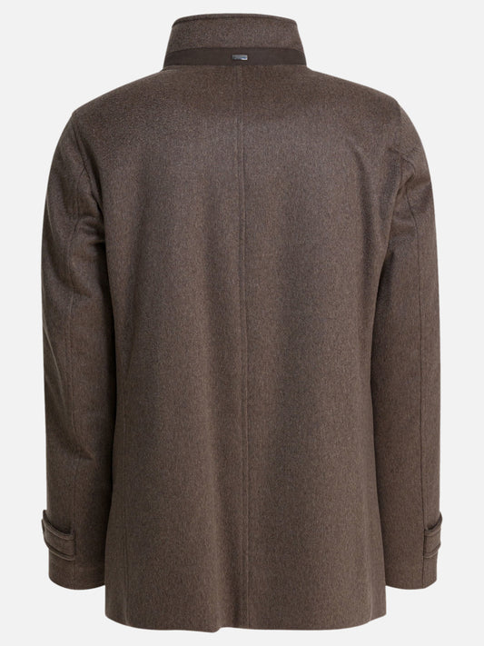 Cappotti lunghi Solid colour  Marrone - Herno Uomo | PLP | VIETTI Online Store | 2
