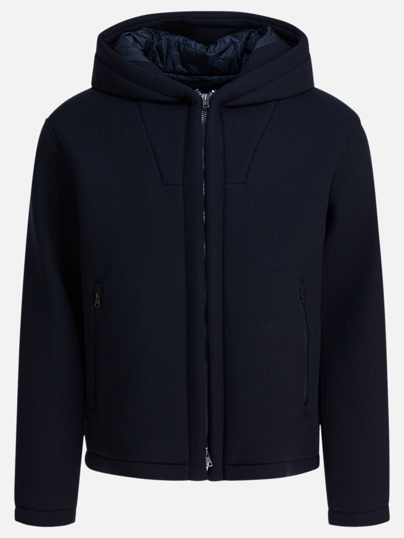 Cappotti corti Solid colour  Blu - Herno Uomo | PDP | VIETTI Online Store | thumbnail