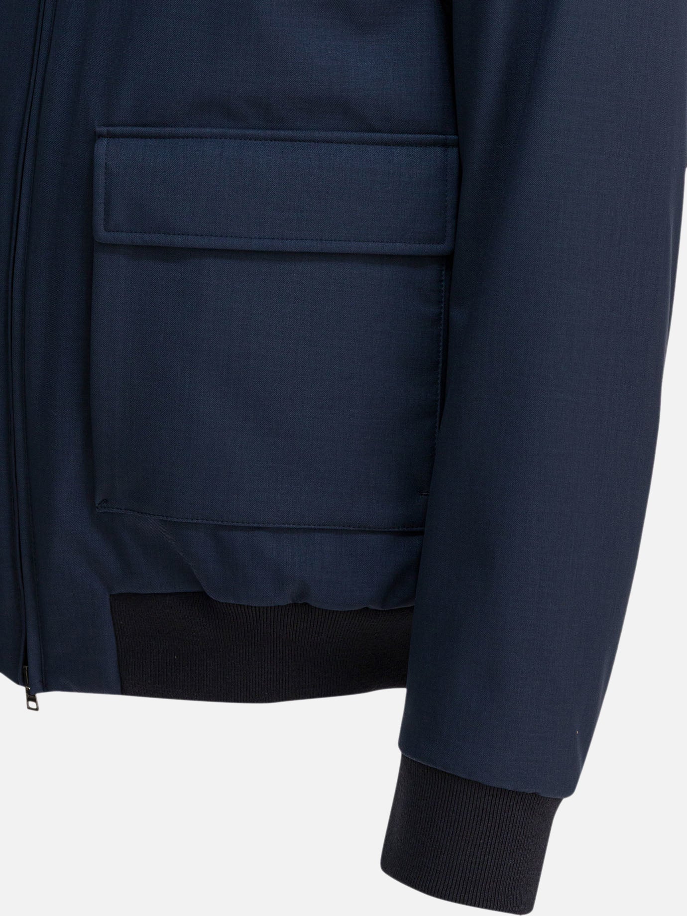 Bomber Solid colour  Blu - Herno Uomo | PDP | VIETTI Online Store | thumbnail_4