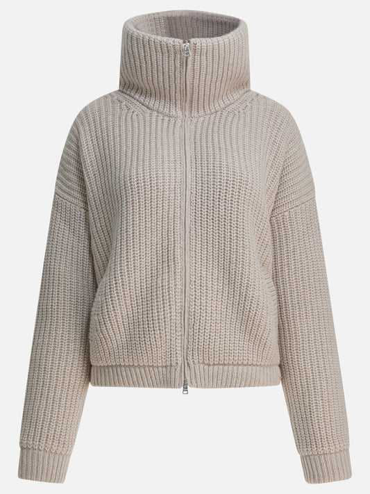 Cardigans Solid colour  Beige - Herno Women | PDP | VIETTI Online Store 
