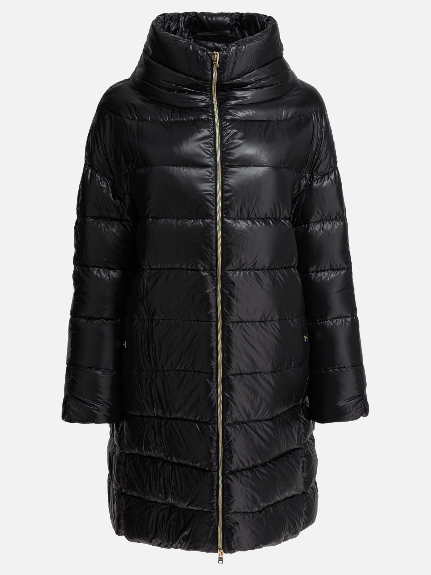 Down coats Solid colour  Black - Herno Women | PDP | VIETTI Online Store | thumbnail