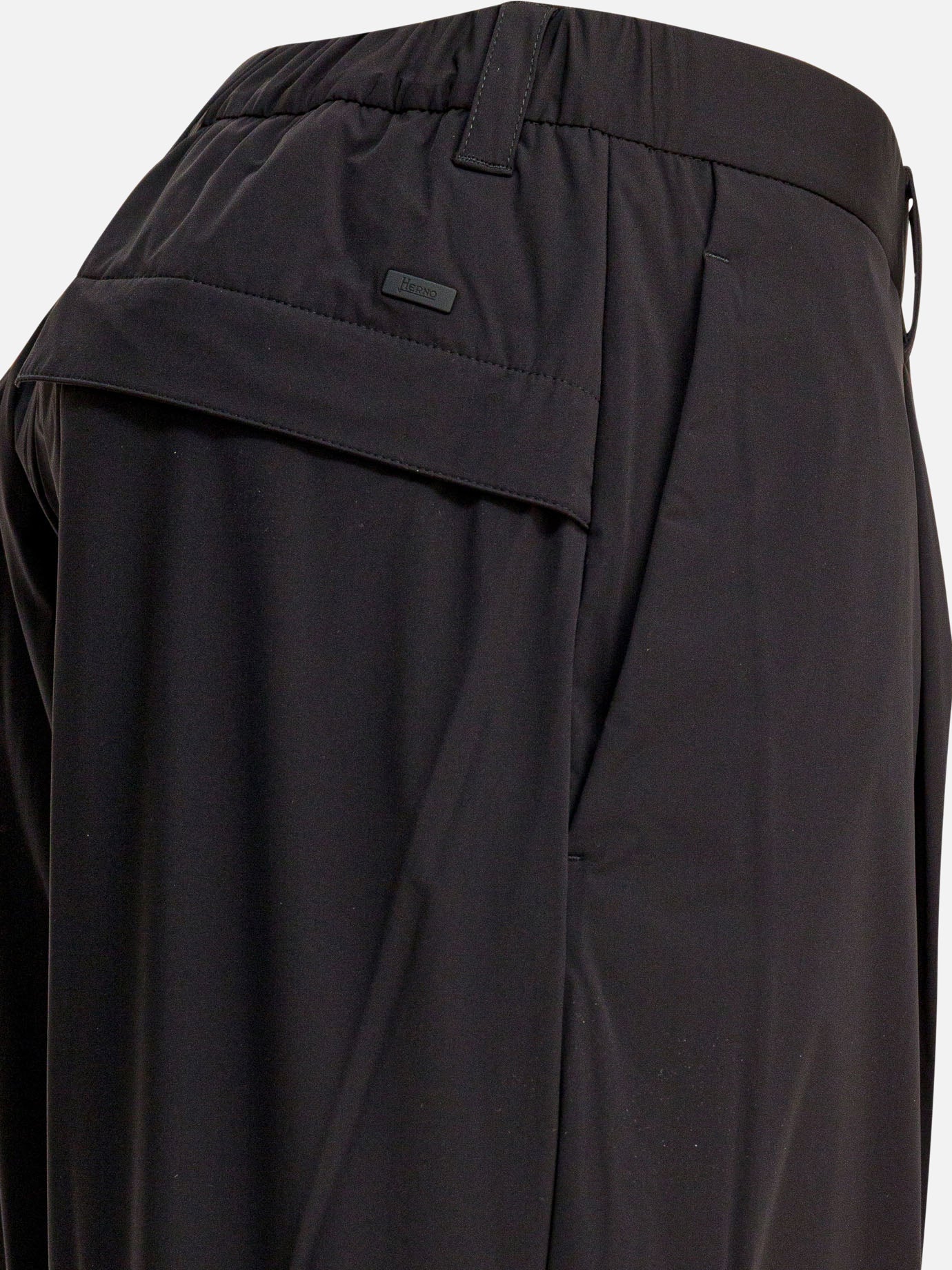 Cargo & parachute trousers Solid colour  Black - Herno Men | PDP | VIETTI Online Store | thumbnail_4
