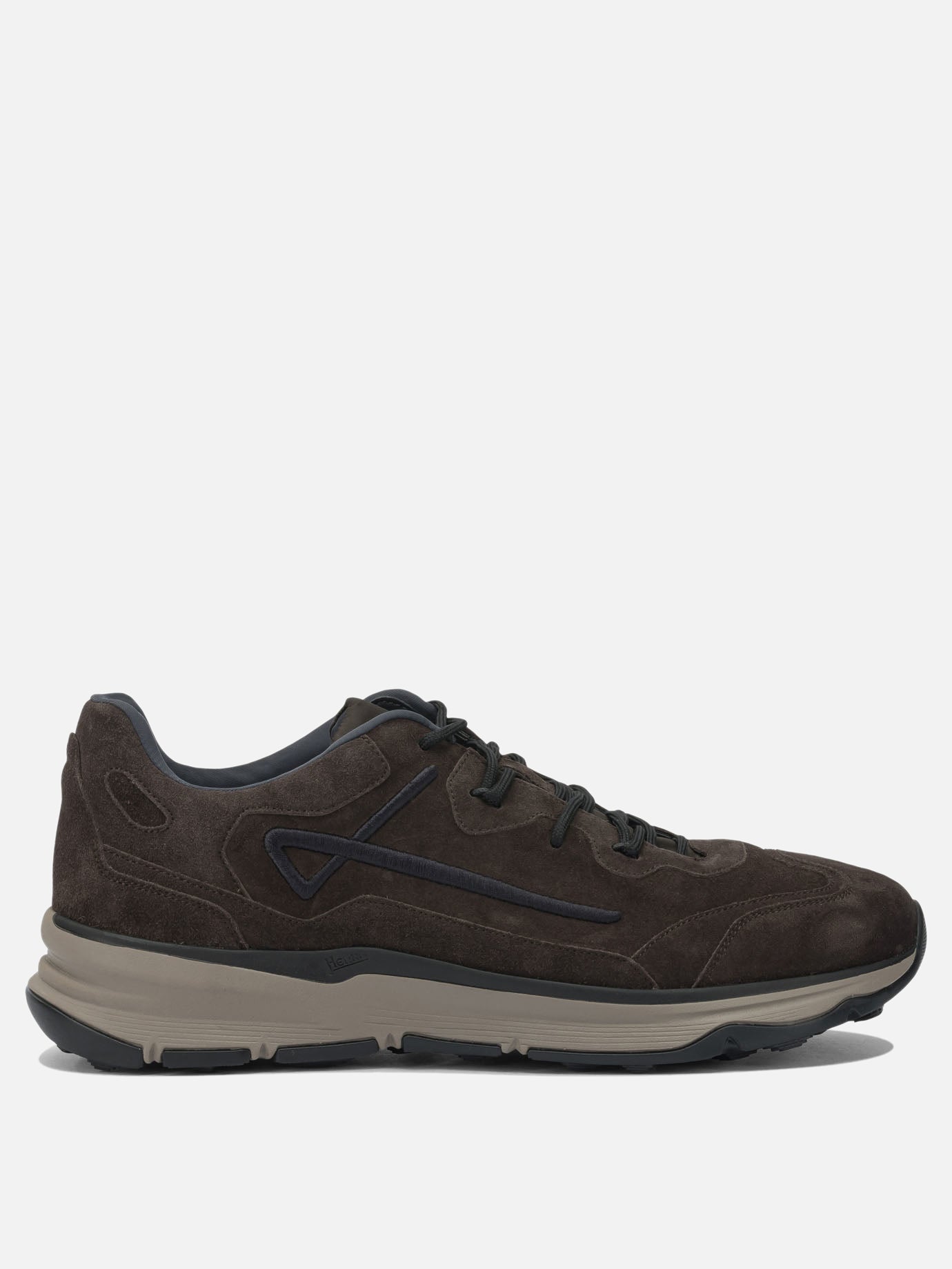 Low top sneakers 100% leather - 100% rubber  Brown - Herno Men | PDP | VIETTI Online Store | thumbnail