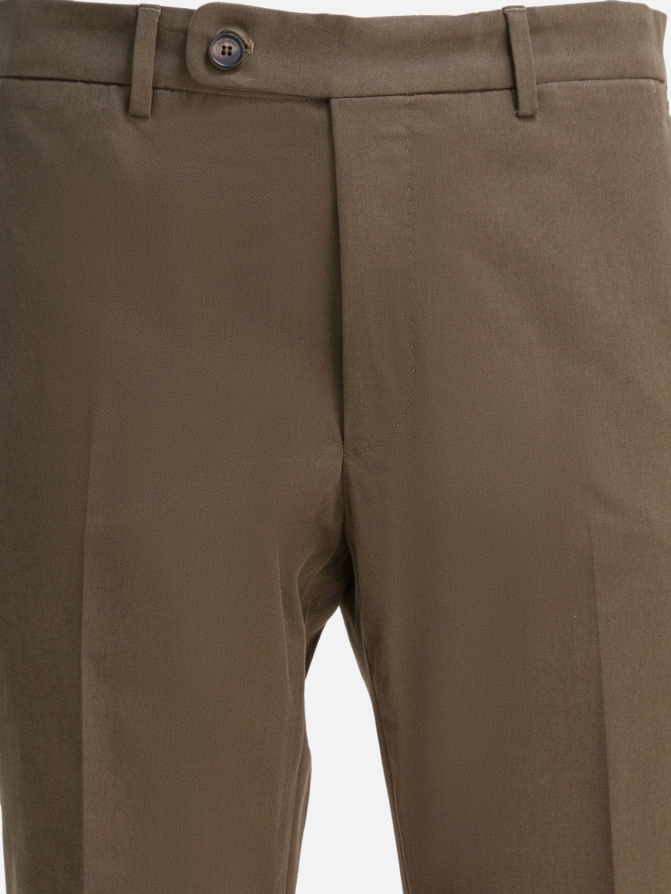 Tailored trousers Solid colour  Brown - Incotex Men | PDP | VIETTI Online Store | Zoom-Modal_3
