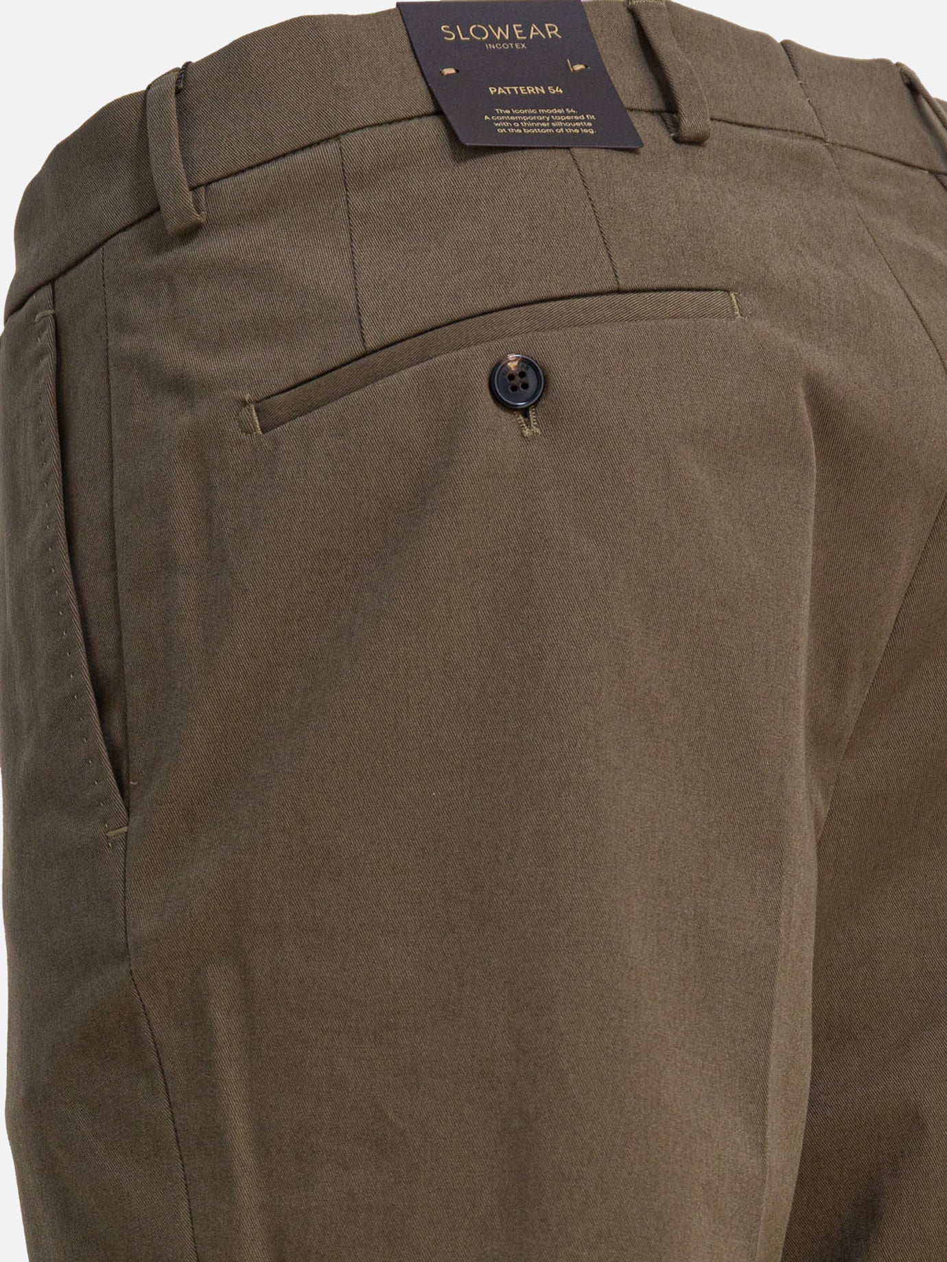 Tailored trousers Solid colour  Brown - Incotex Men | PDP | VIETTI Online Store | thumbnail_4