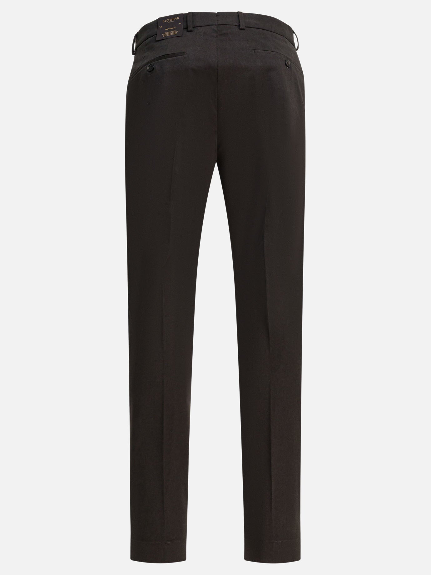 Tailored trousers Solid colour  Brown - Incotex Men | PDP | VIETTI Online Store | thumbnail_2