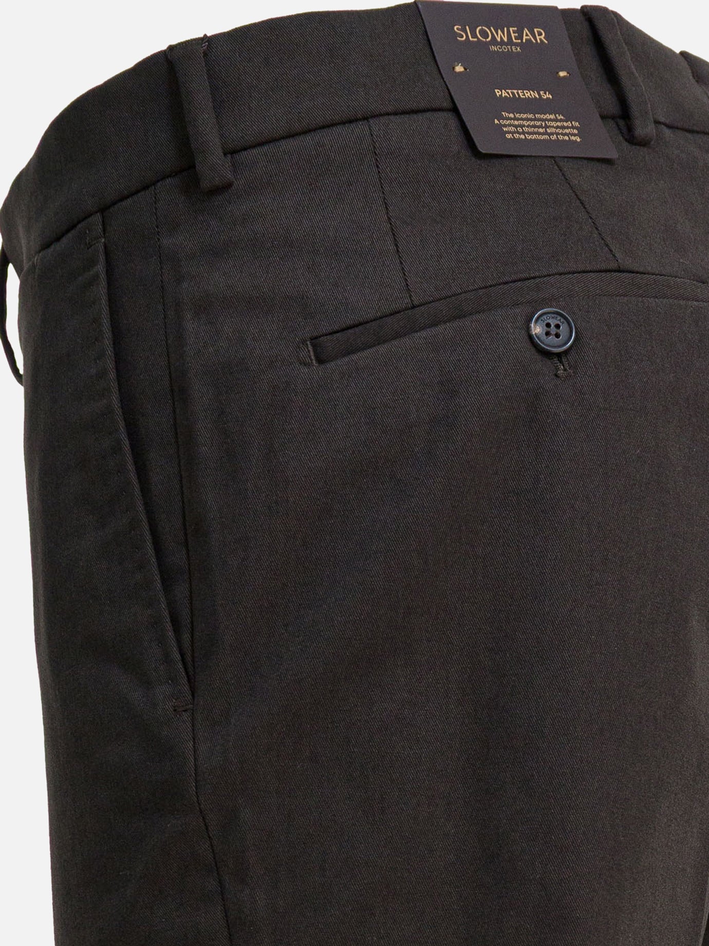 Tailored trousers Solid colour  Brown - Incotex Men | PDP | VIETTI Online Store | thumbnail_4