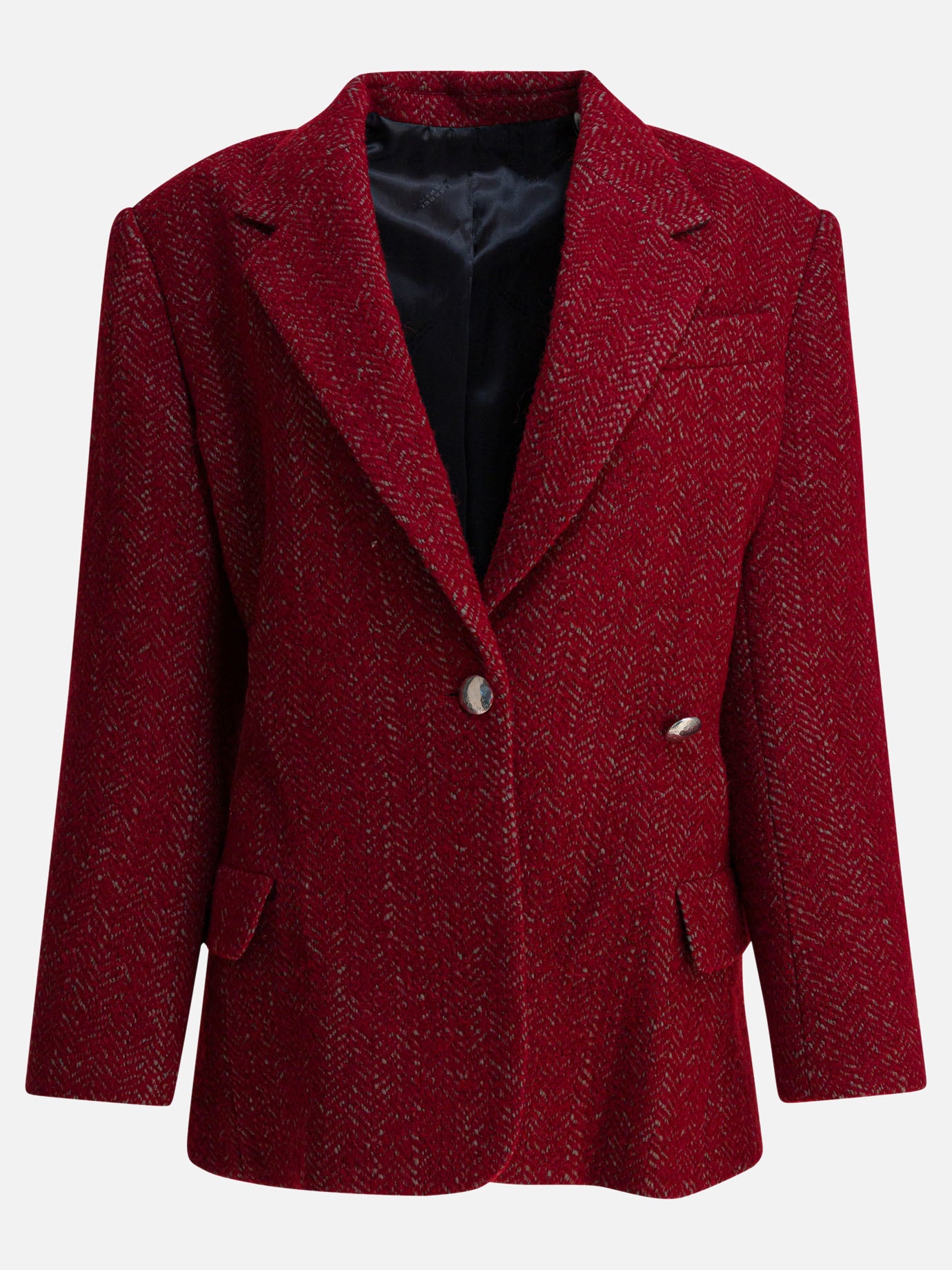 Cappotti corti Solid colour  Rosso - Isabel Marant Donna | PDP | VIETTI Online Store | Zoom-Modal
