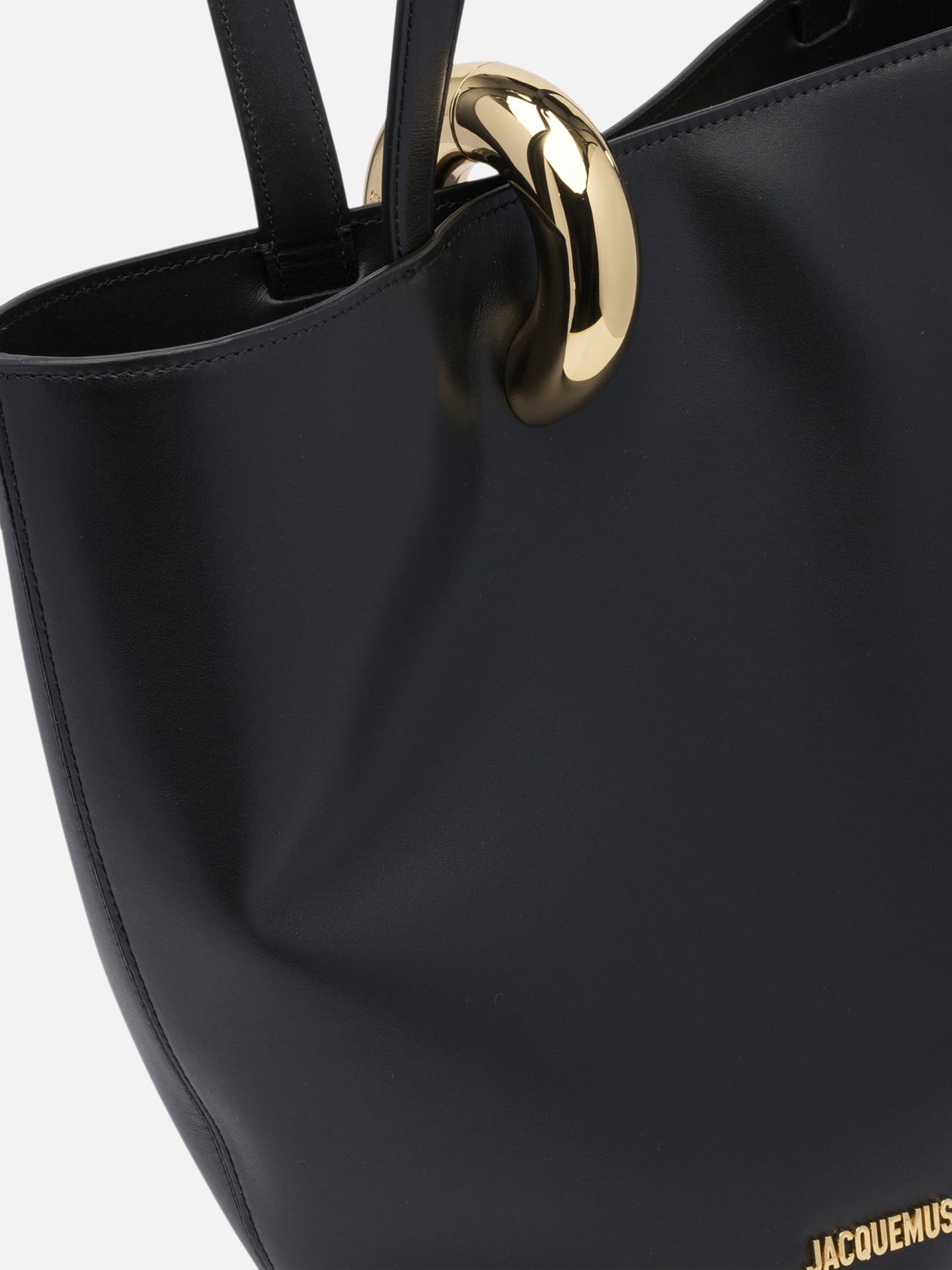 Borse medie 100% cow leather  Nero - Jacquemus Donna | PDP | VIETTI Online Store | Zoom-Modal_4
