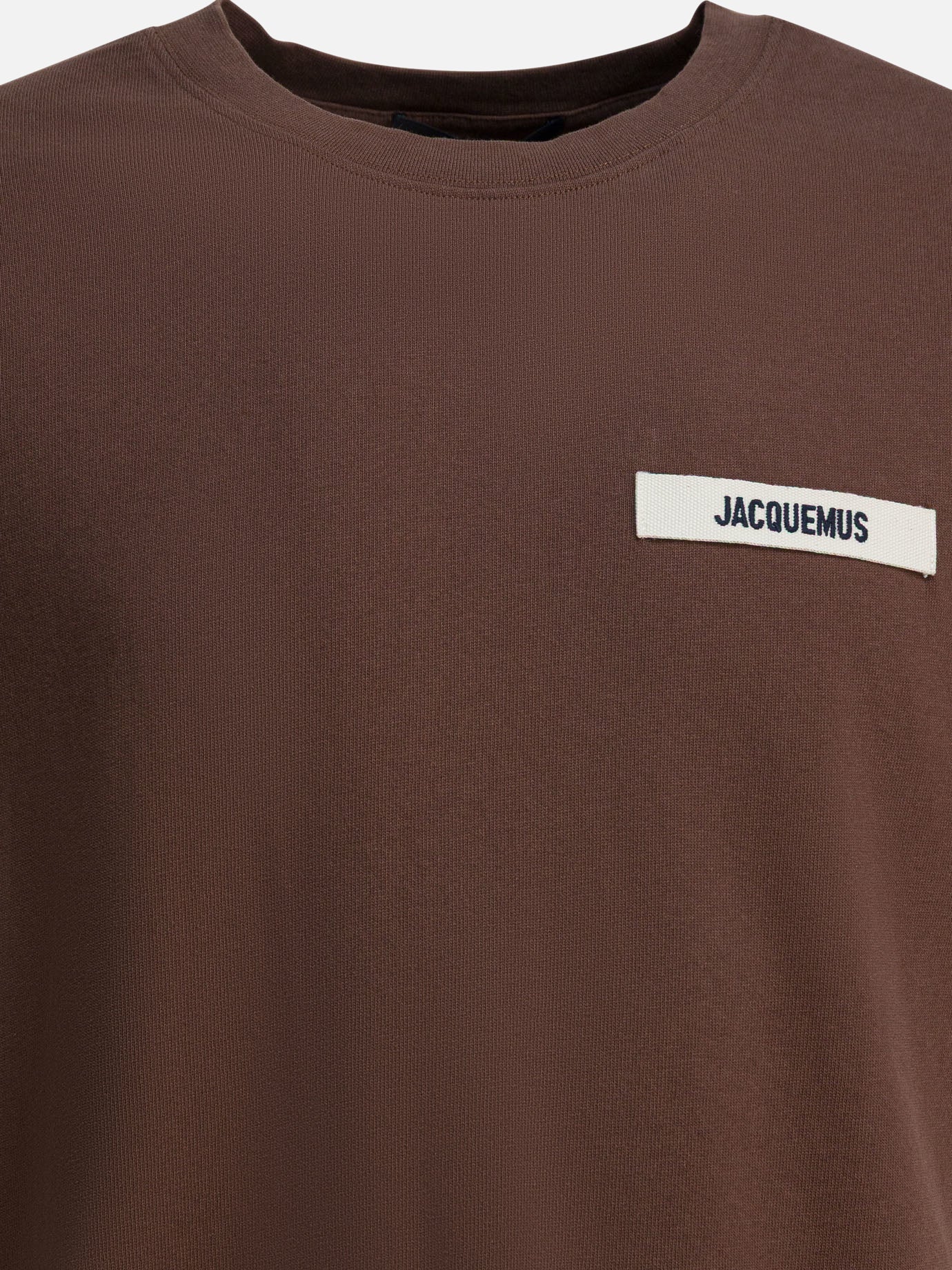 Crewneck t-shirts Logo  Brown - Jacquemus Men | PDP | VIETTI Online Store | Zoom-Modal_3
