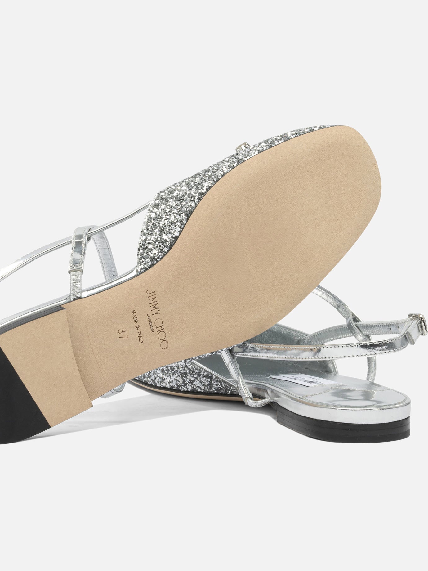 Sandali bassi 100% calf - 100% calf  Argento - Jimmy Choo Donna | PDP | VIETTI Online Store | Zoom-Modal_5
