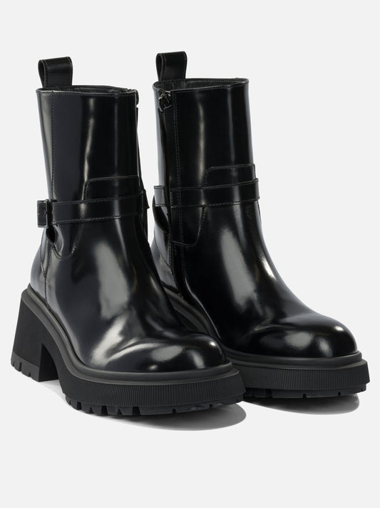 Stivaletti con zip 100% calf leather - 100% rubber  Nero - Jimmy Choo Donna | PDP | VIETTI Online Store | 2

