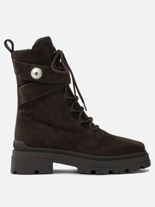 Anfibi 90% goat 10% lamb - 100% rubber  Marrone - Jimmy Choo Donna | PDP | VIETTI Online Store 
