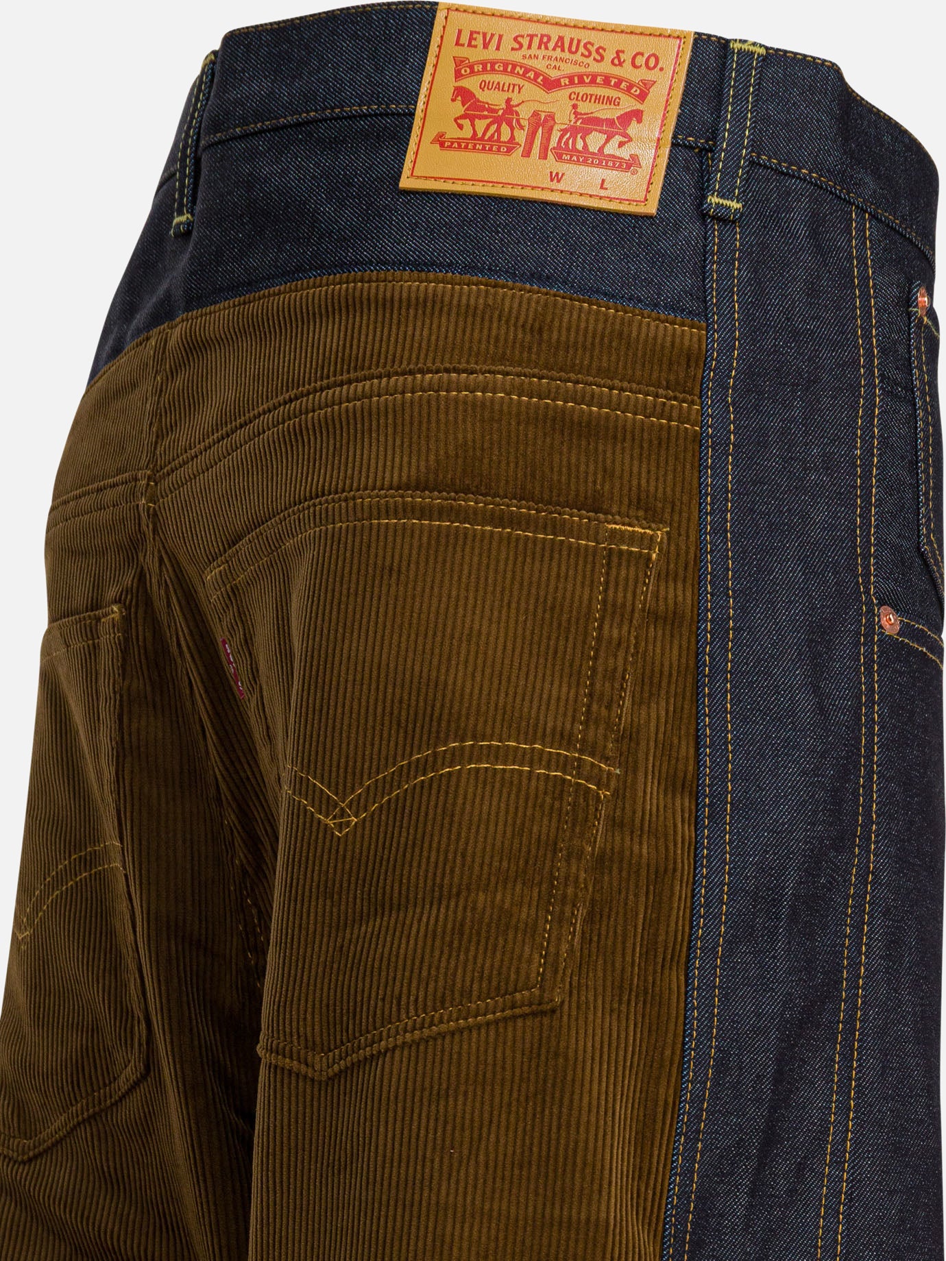 Straight-leg jeans Solid colour  Blue - Junya Watanabe MAN Men | PDP | VIETTI Online Store | Zoom-Modal_4
