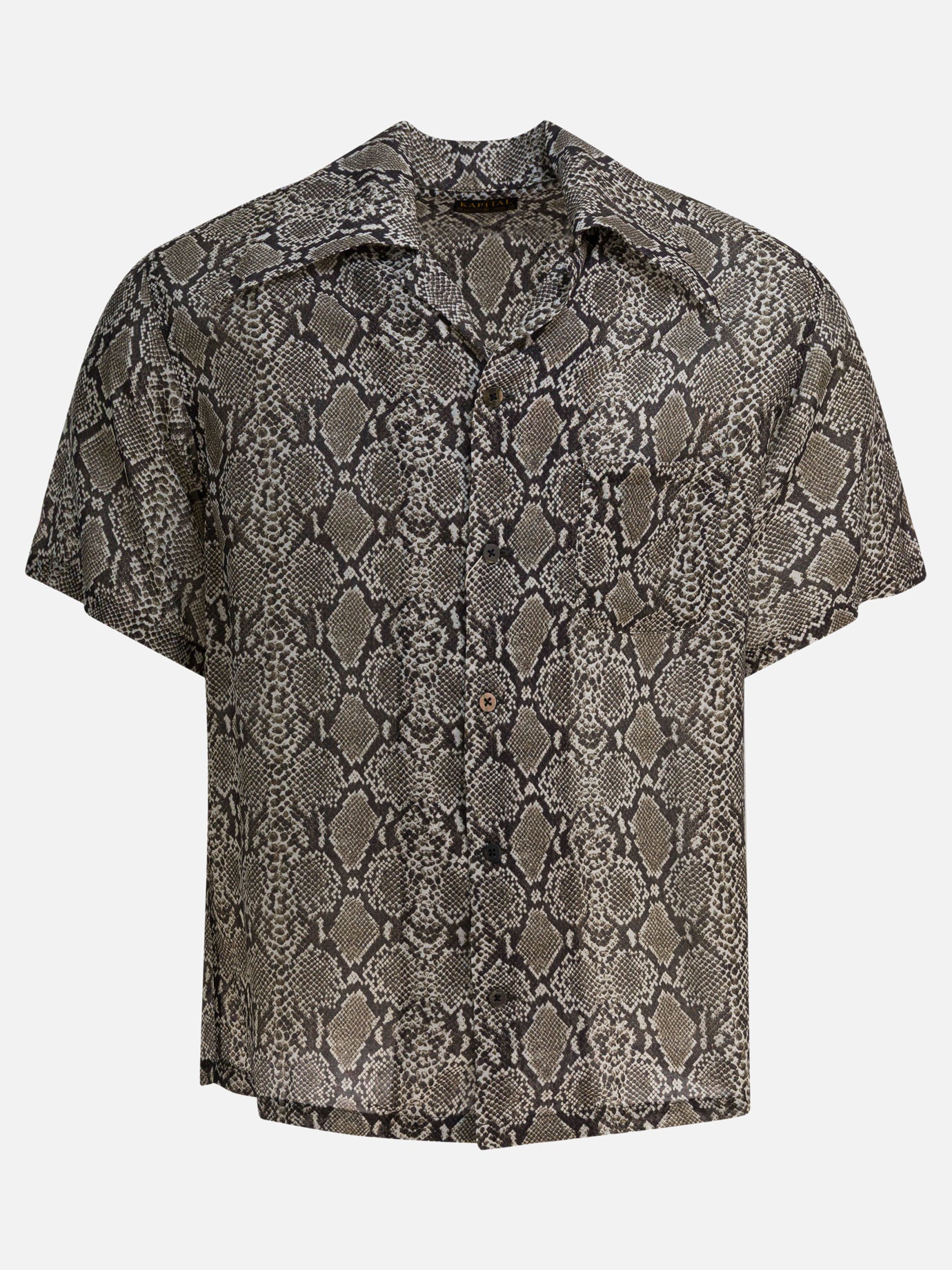 Camicie casual Animal print  Grigio - KAPITAL Uomo | PDP | VIETTI Online Store | thumbnail