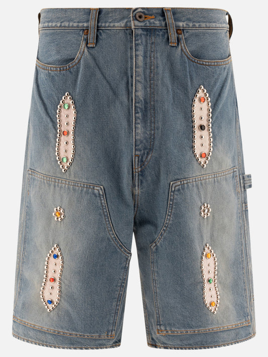 Short utility Solid colour  Azzurro - KAPITAL Uomo | PLP | VIETTI Online Store 
