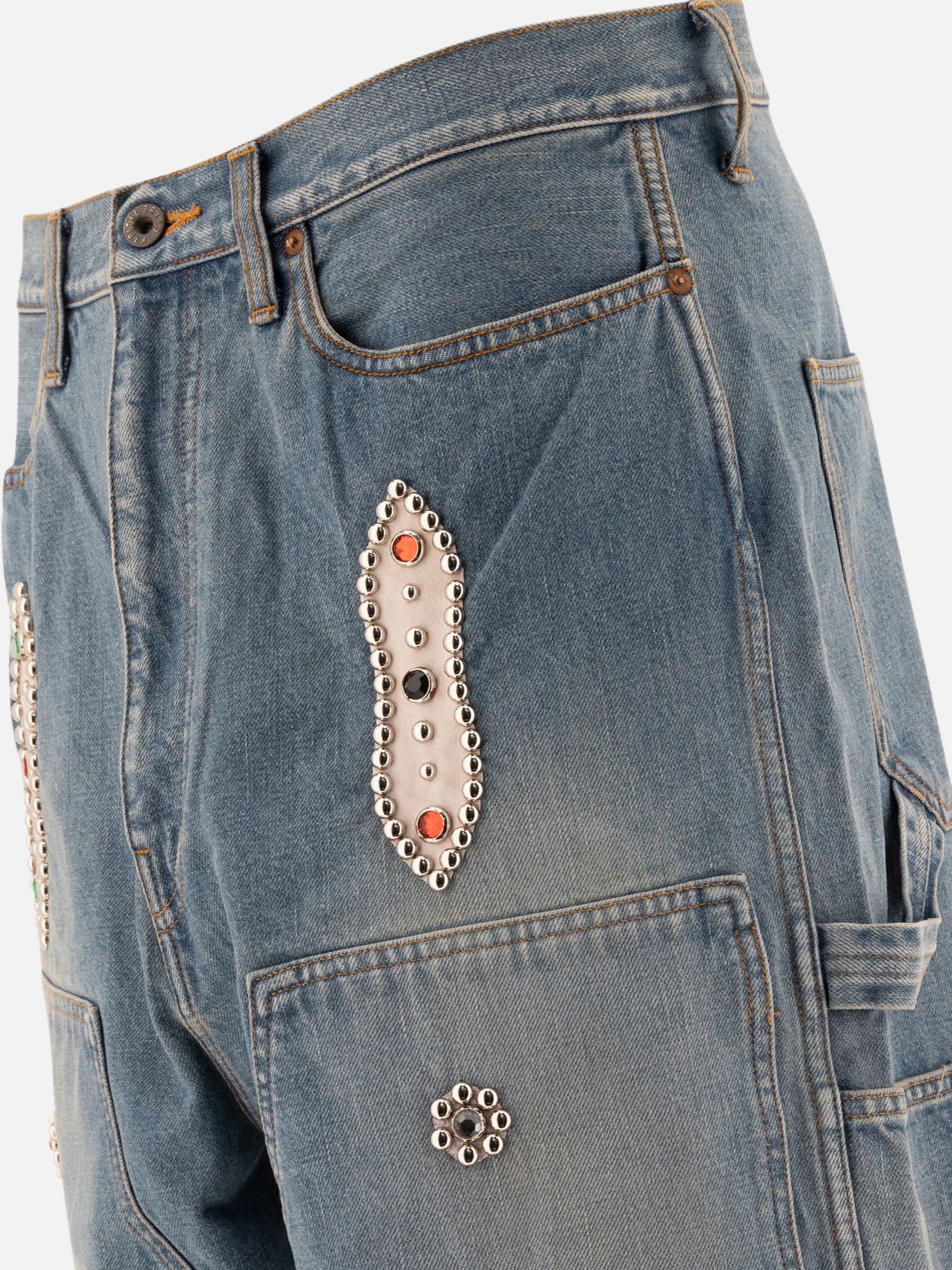 Short utility Solid colour  Azzurro - KAPITAL Uomo | PDP | VIETTI Online Store | thumbnail_4