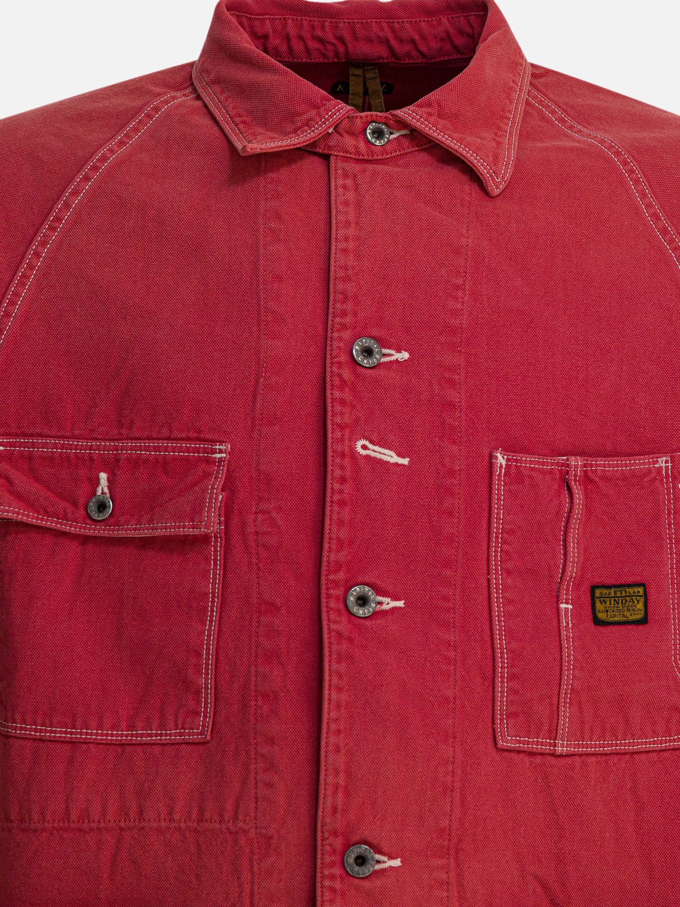 Giacche overshirt Solid colour  Rosso - KAPITAL Uomo | PDP | VIETTI Online Store | Zoom-Modal_3
