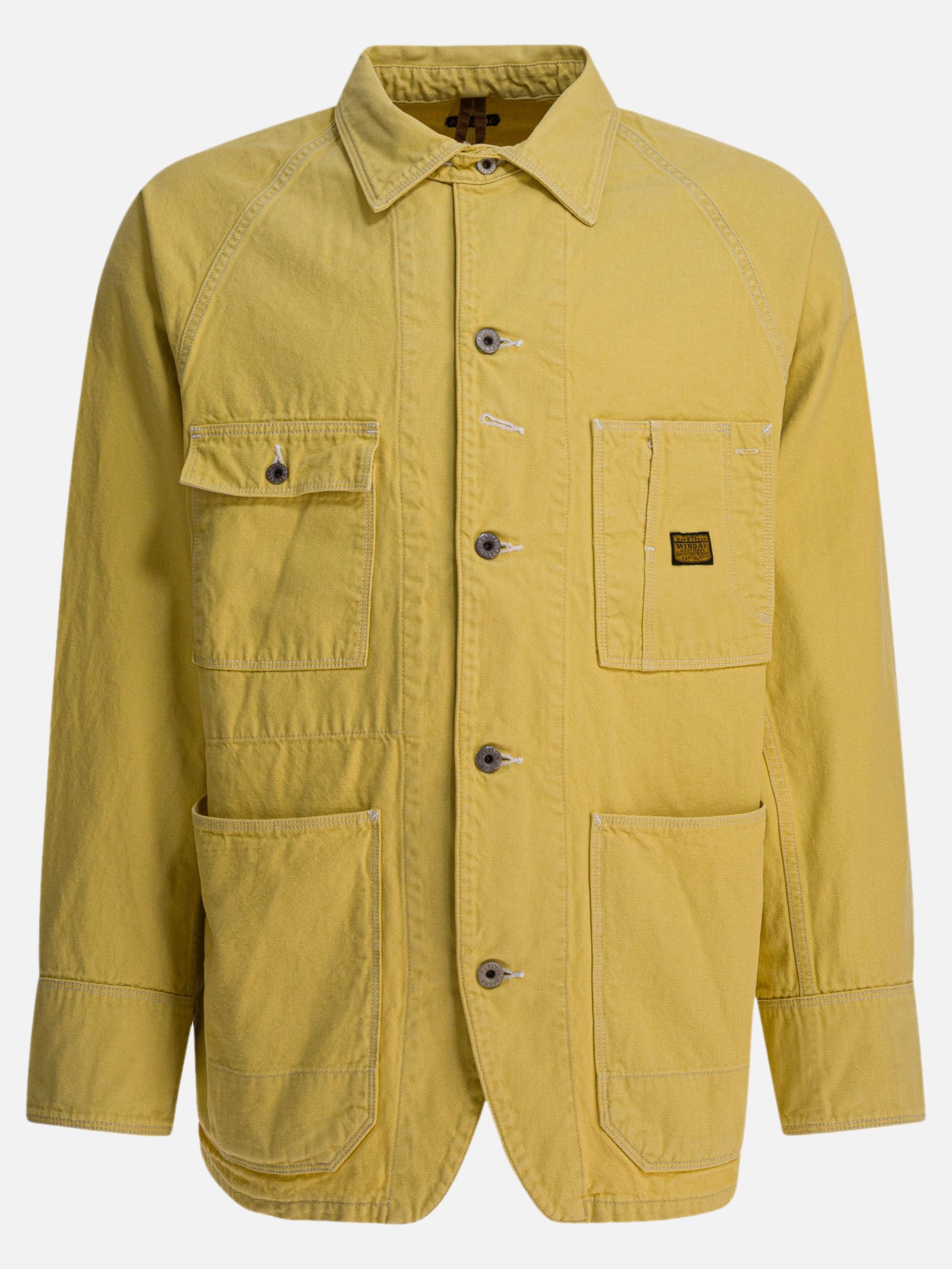 Giacche overshirt Solid colour  Giallo - KAPITAL Uomo | PDP | VIETTI Online Store | thumbnail