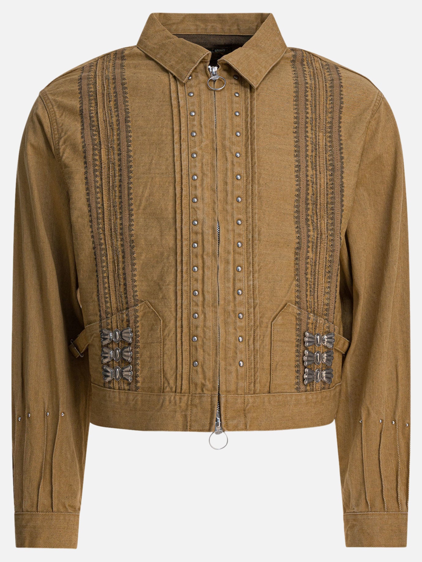 Giacche overshirt Embroidered  Beige - KAPITAL Uomo | PDP | VIETTI Online Store | thumbnail