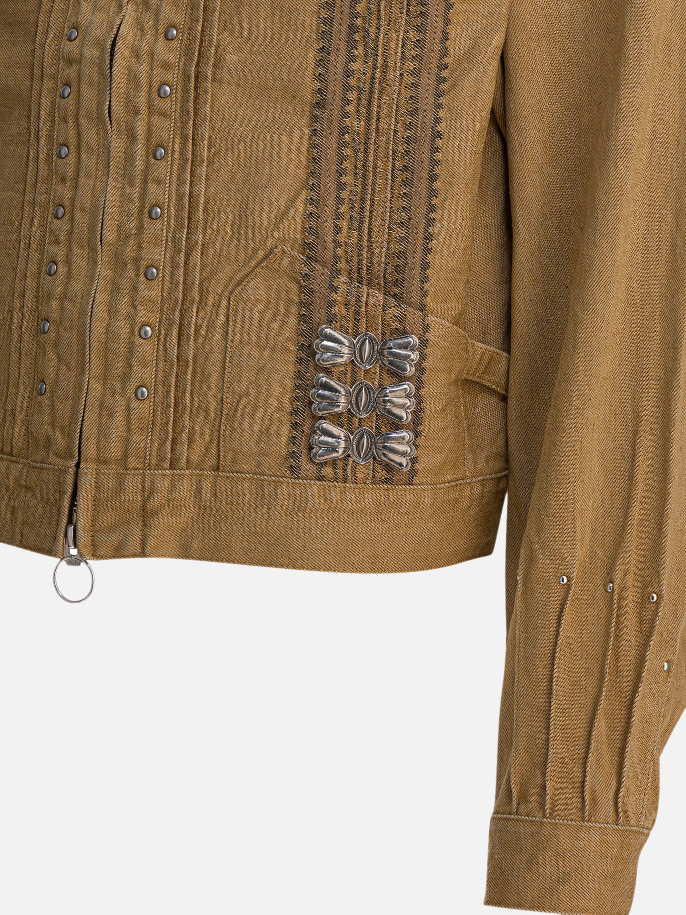 Giacche overshirt Embroidered  Beige - KAPITAL Uomo | PDP | VIETTI Online Store | thumbnail_4
