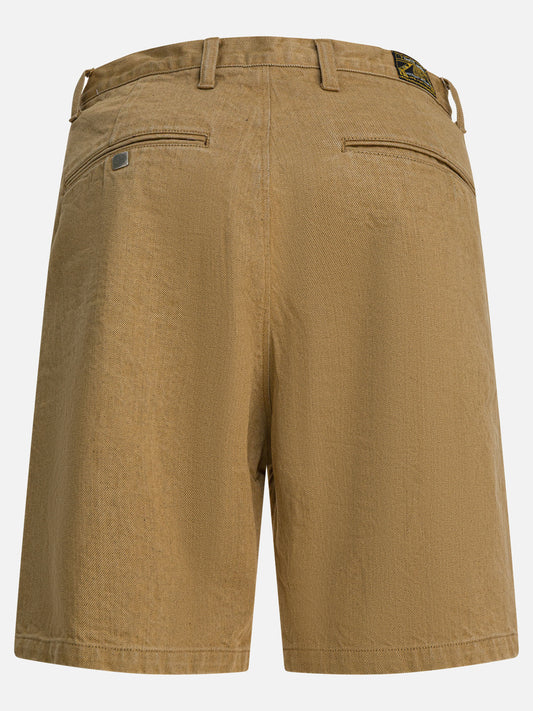 Five pockets shorts Solid colour  Beige - KAPITAL Men | PDP | VIETTI Online Store | 2
