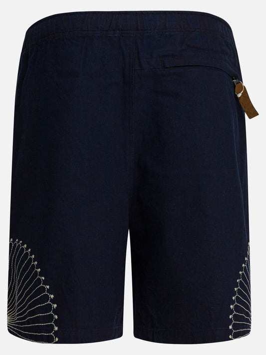 Drawstring shorts Denim  Blue - KAPITAL Men | PDP | VIETTI Online Store | 2
