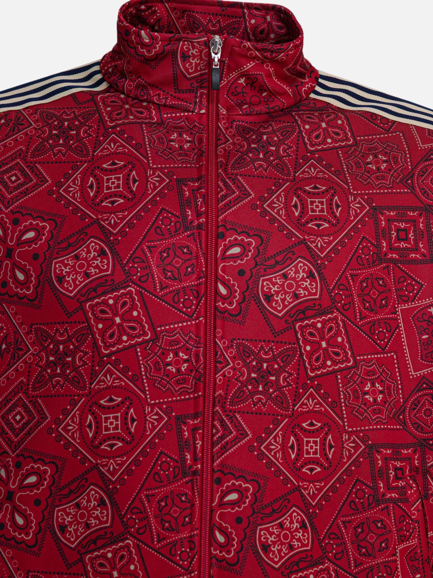 Felpe con zip Paisley  Rosso - KAPITAL Uomo | PDP | VIETTI Online Store | thumbnail_3