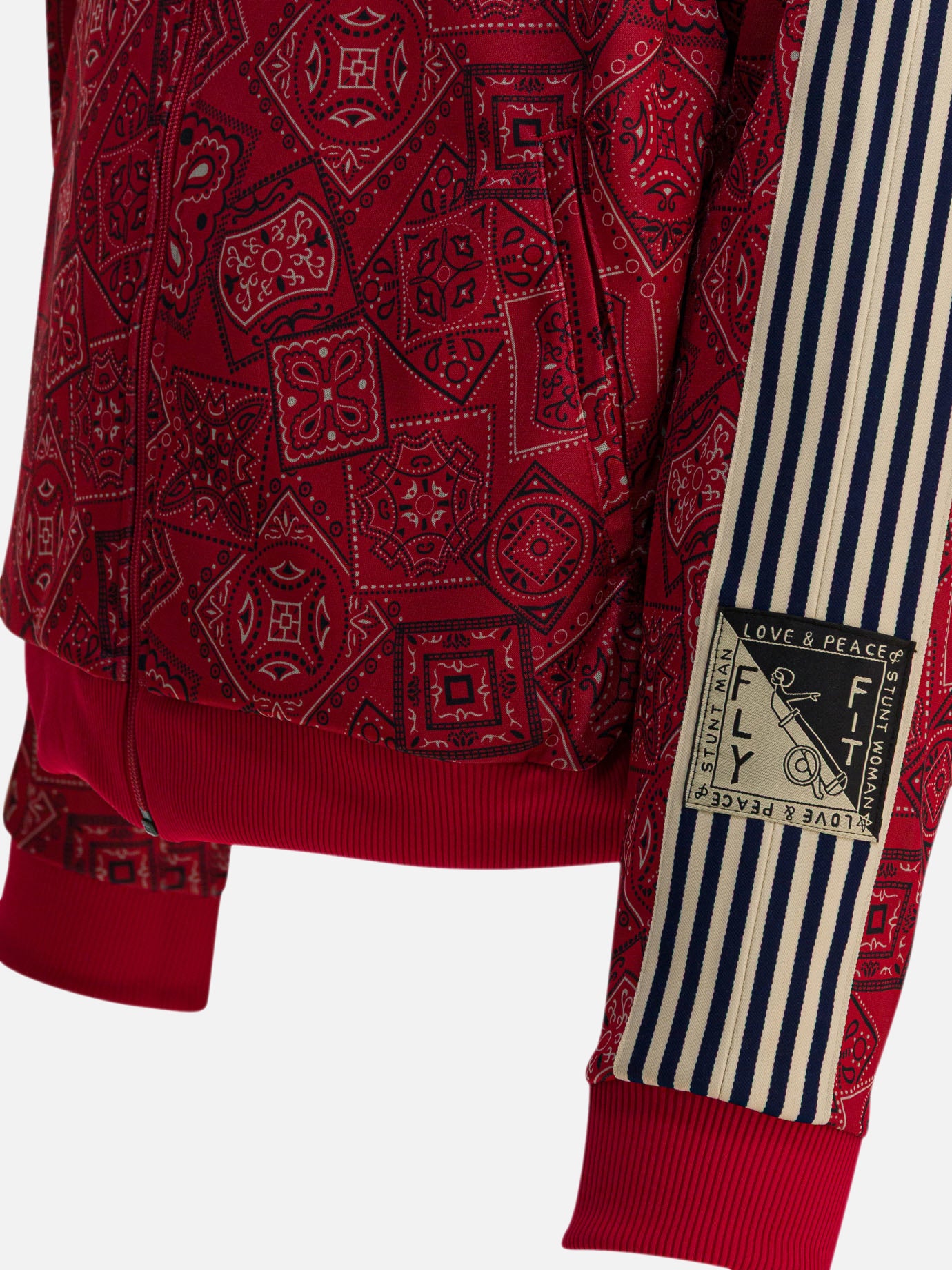 Felpe con zip Paisley  Rosso - KAPITAL Uomo | PDP | VIETTI Online Store | Zoom-Modal_4
