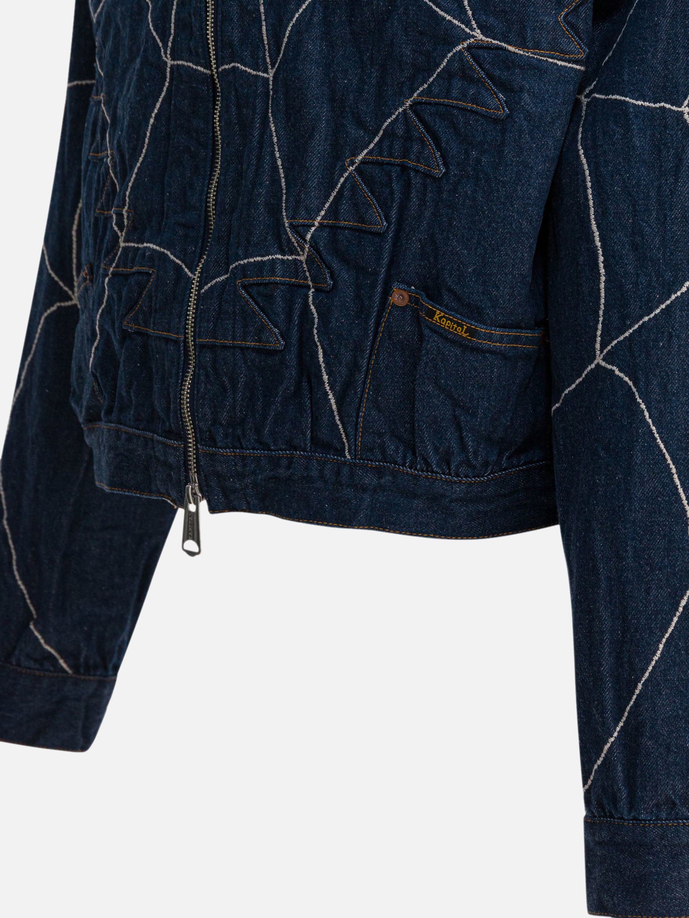 Giacche in denim Embroidered  Blu - KAPITAL Uomo | PDP | VIETTI Online Store | Zoom-Modal_4
