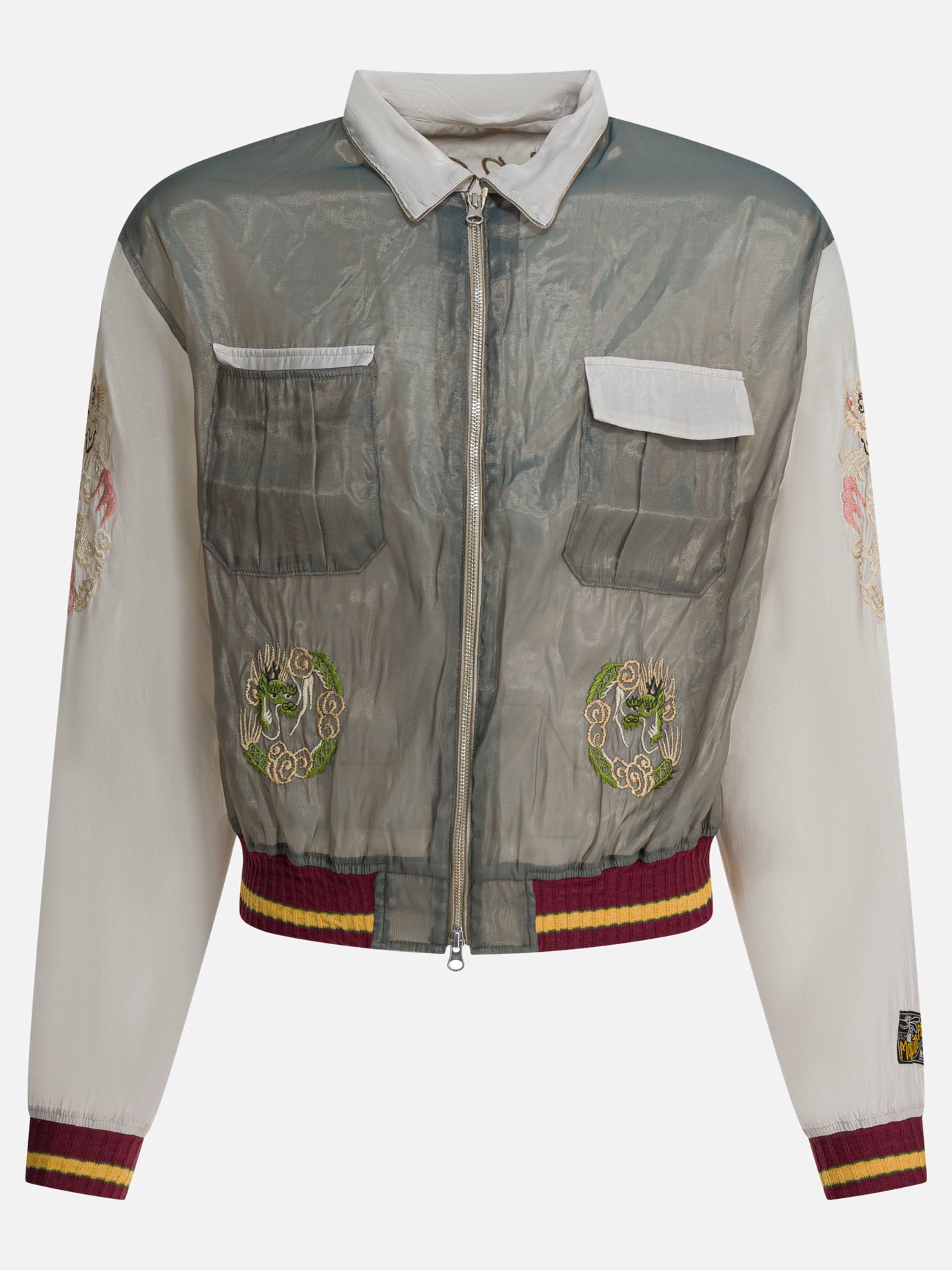 Bomber Embroidered  Verde - KAPITAL Uomo | PDP | VIETTI Online Store | Zoom-Modal

