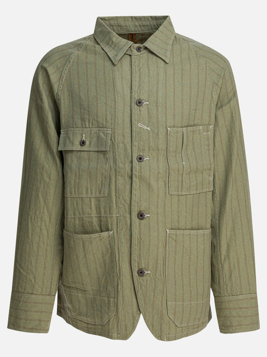 Giacche overshirt Striped  Verde - KAPITAL Uomo | PLP | VIETTI Online Store 
