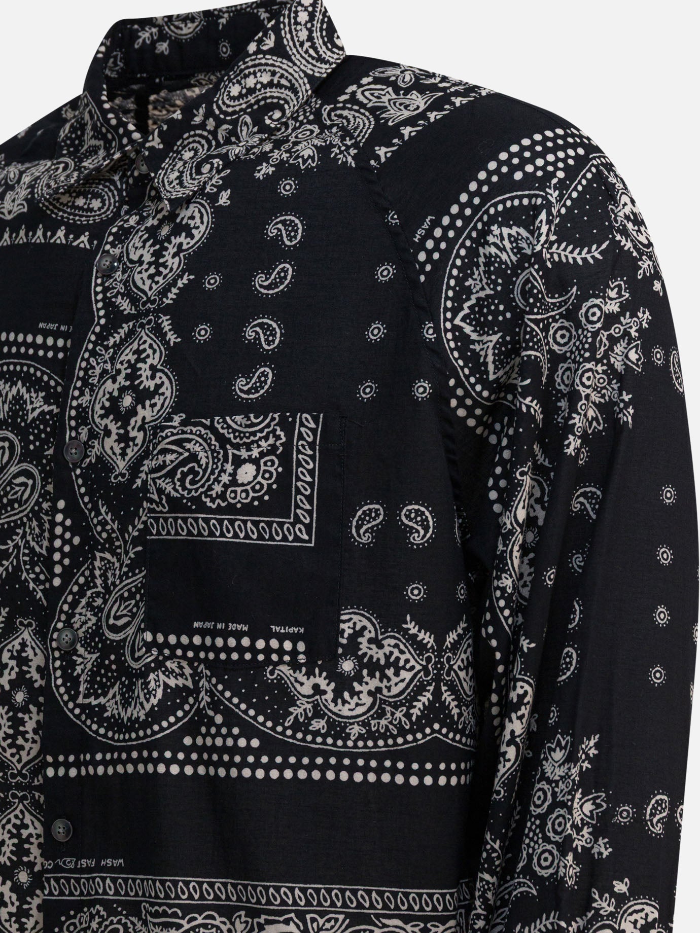 Camicie casual Paisley  Nero - KAPITAL Uomo | PDP | VIETTI Online Store | Zoom-Modal_4
