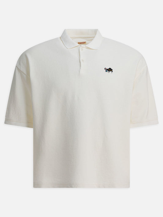 Polo con bottoni Solid colour  Bianco - KAPITAL Uomo | VIETTI Online Store 
