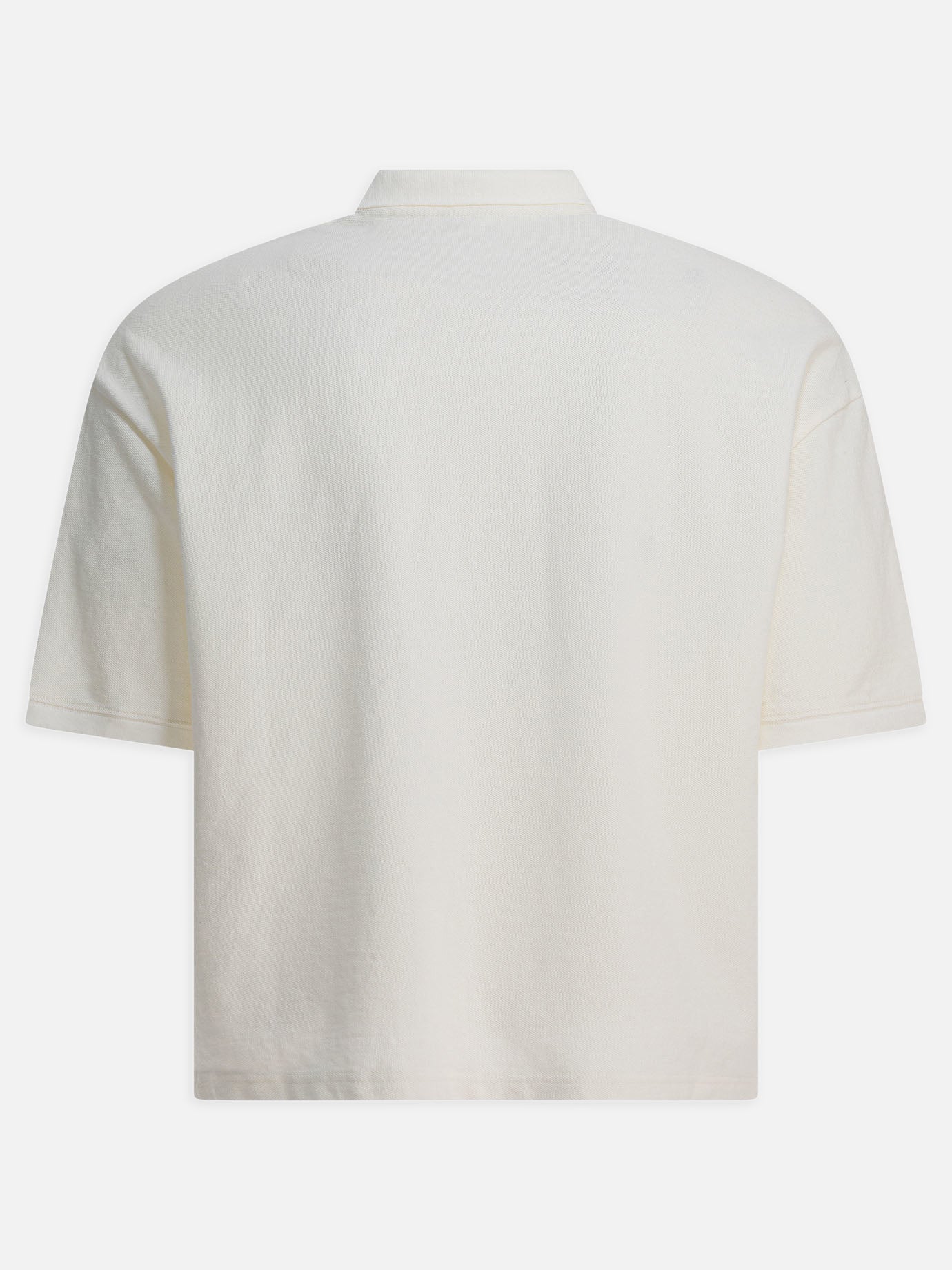 Polo con bottoni Solid colour  Bianco - KAPITAL Uomo | PDP | VIETTI Online Store | thumbnail_2