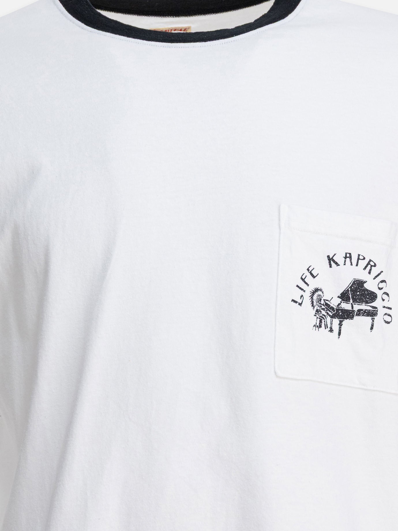 T-shirt girocollo Print  Bianco - KAPITAL Uomo | PDP | VIETTI Online Store | Zoom-Modal_3
