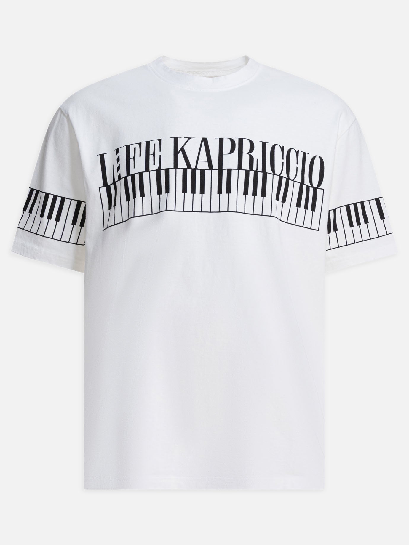 T-shirt girocollo Print  Bianco - KAPITAL Uomo | PDP | VIETTI Online Store | thumbnail