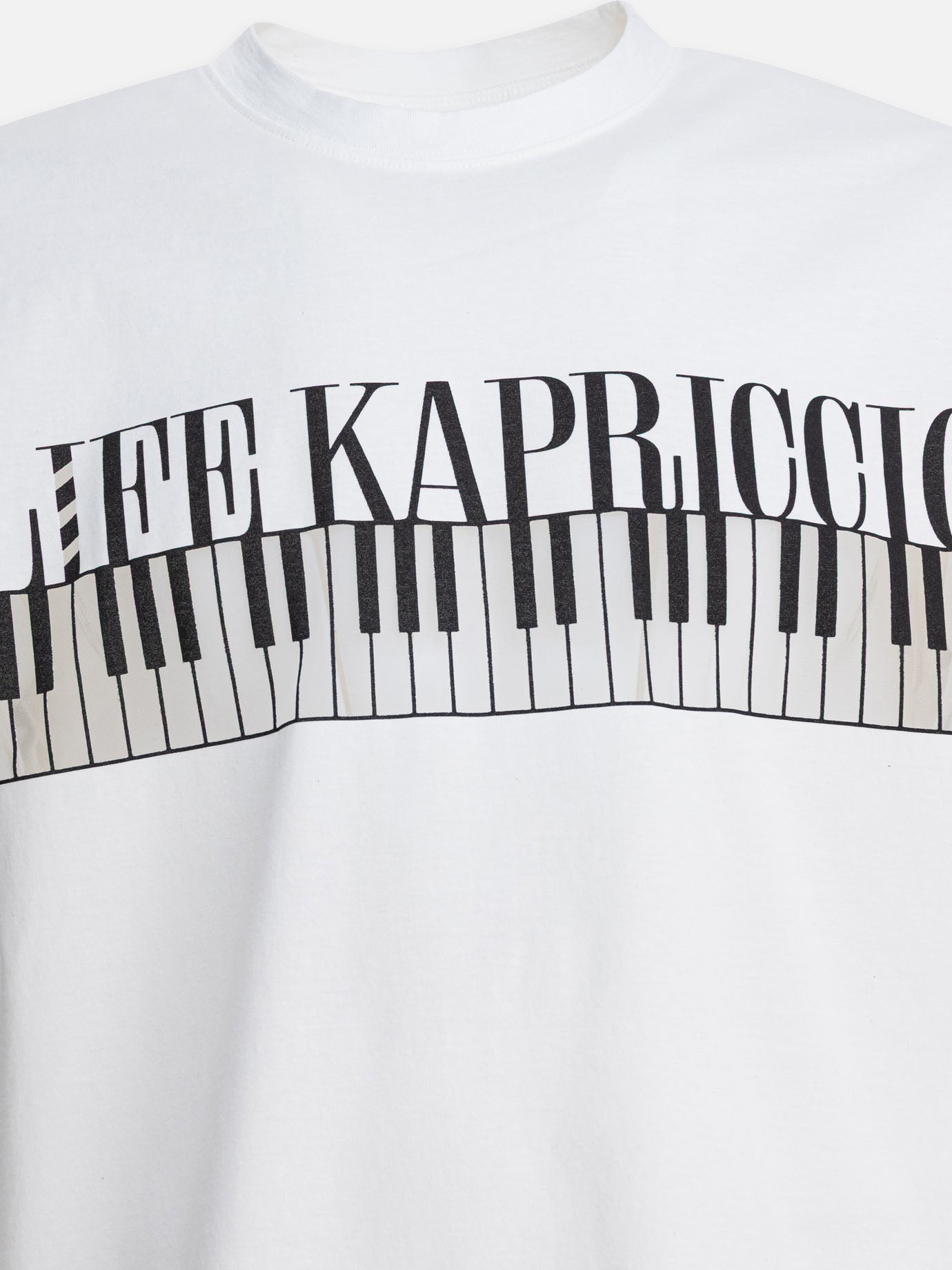 T-shirt girocollo Print  Bianco - KAPITAL Uomo | PDP | VIETTI Online Store | thumbnail_3