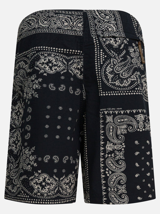 Drawstring shorts Paisley  Black - KAPITAL Men | PDP | VIETTI Online Store | 2
