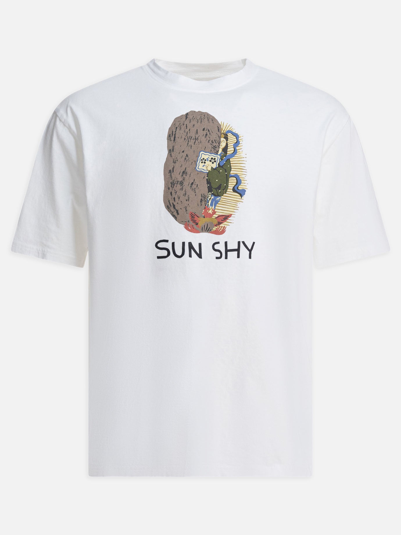 T-shirt girocollo Print  Bianco - KAPITAL Uomo | PDP | VIETTI Online Store | thumbnail