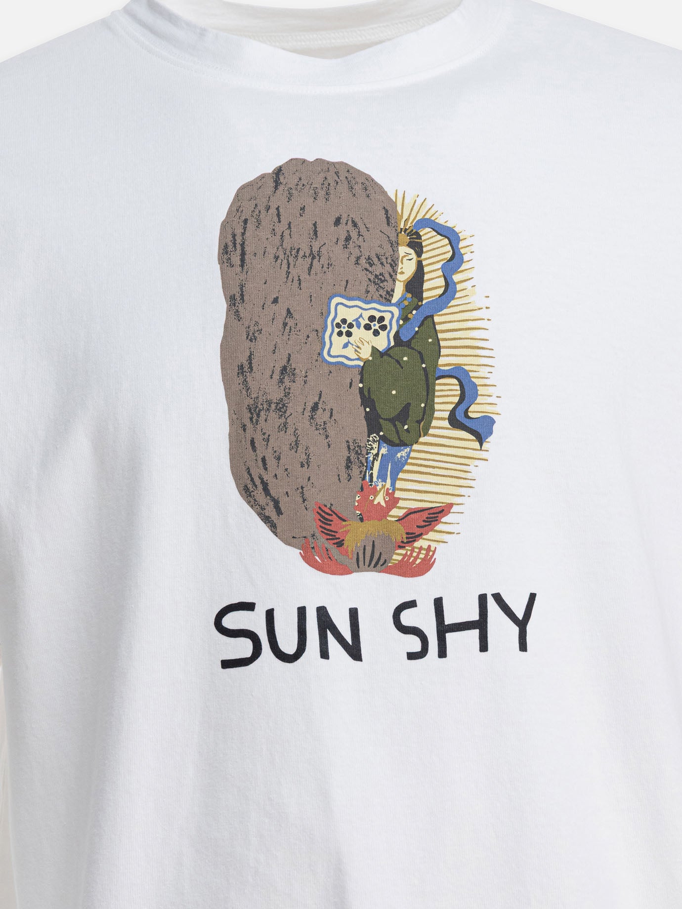 T-shirt girocollo Print  Bianco - KAPITAL Uomo | PDP | VIETTI Online Store | thumbnail_3