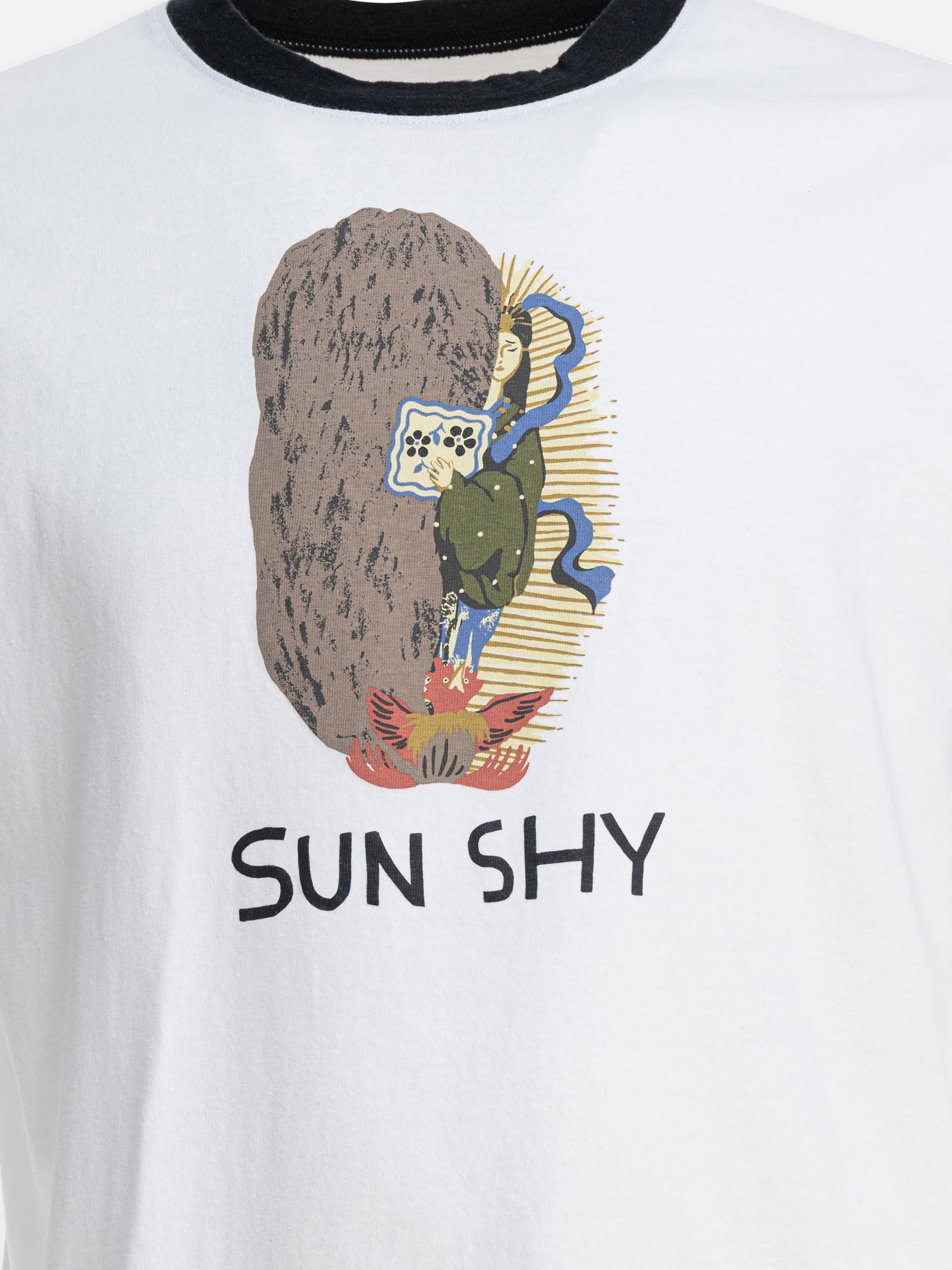 T-shirt girocollo Print  Bianco - KAPITAL Uomo | PDP | VIETTI Online Store | Zoom-Modal_3
