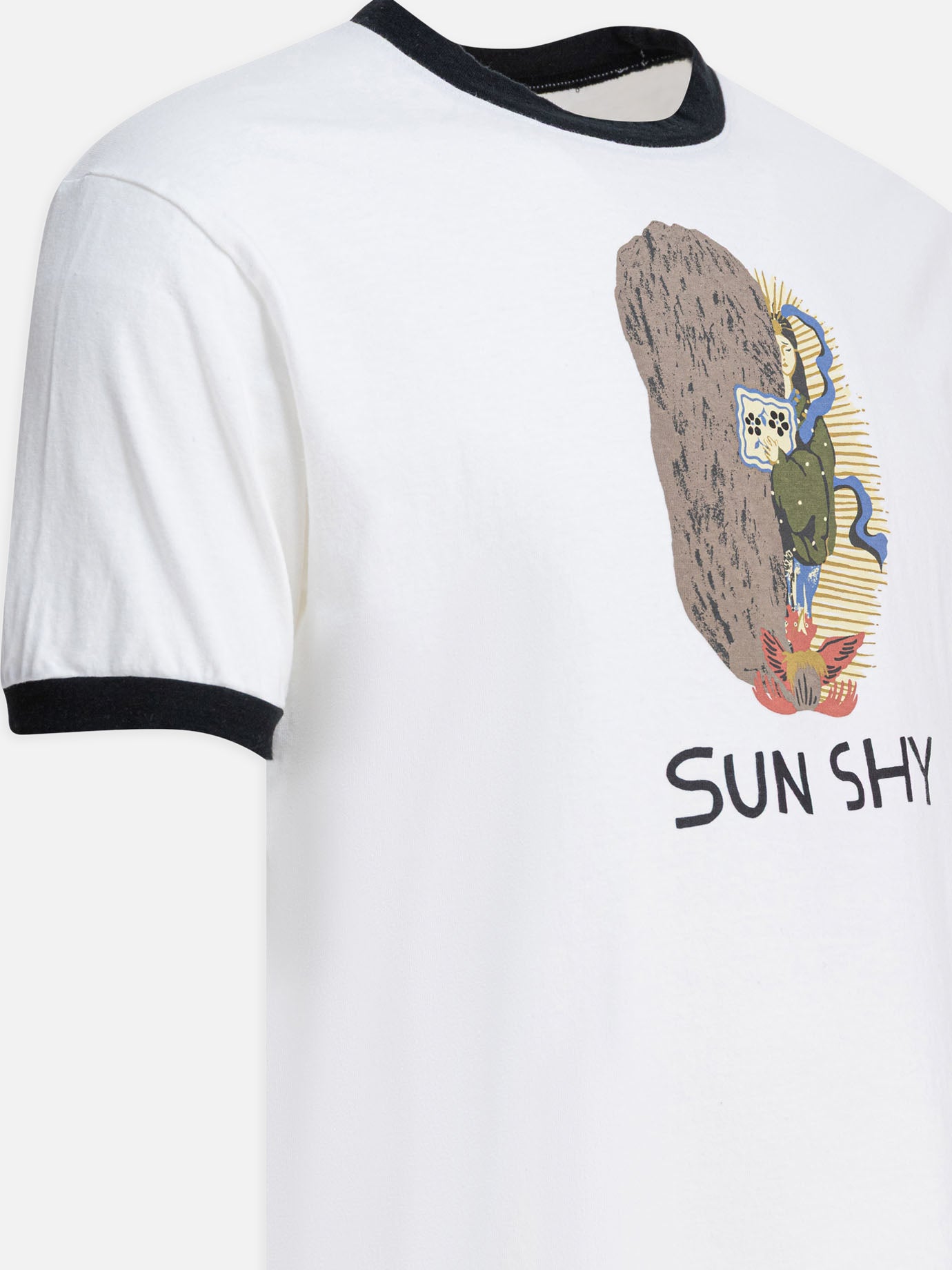 T-shirt girocollo Print  Bianco - KAPITAL Uomo | PDP | VIETTI Online Store | thumbnail_4