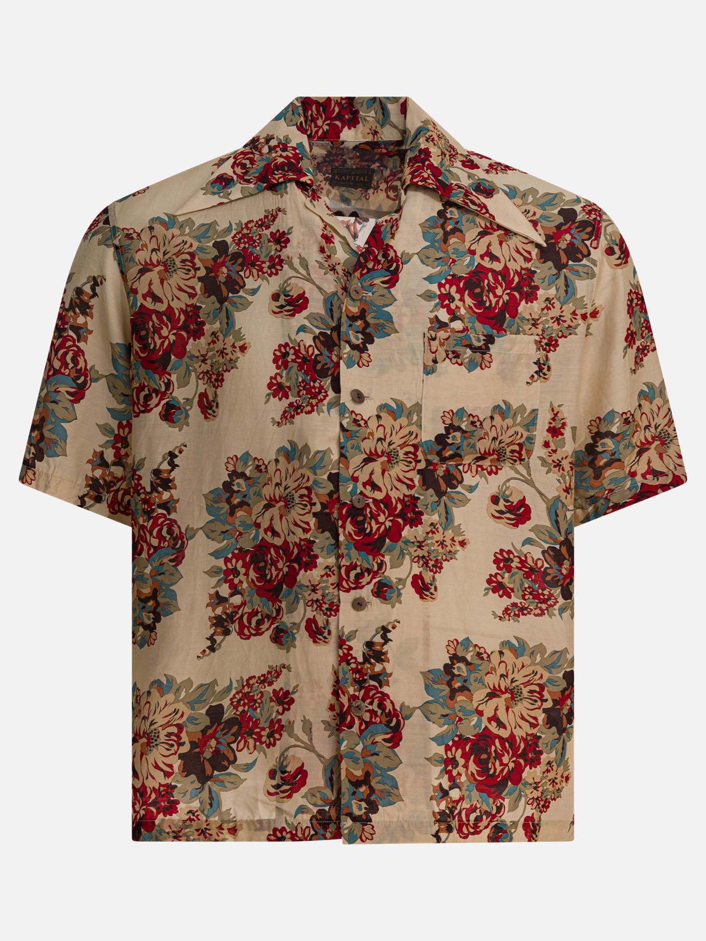Casual shirts Floral  Beige - KAPITAL Men | PDP | VIETTI Online Store | thumbnail