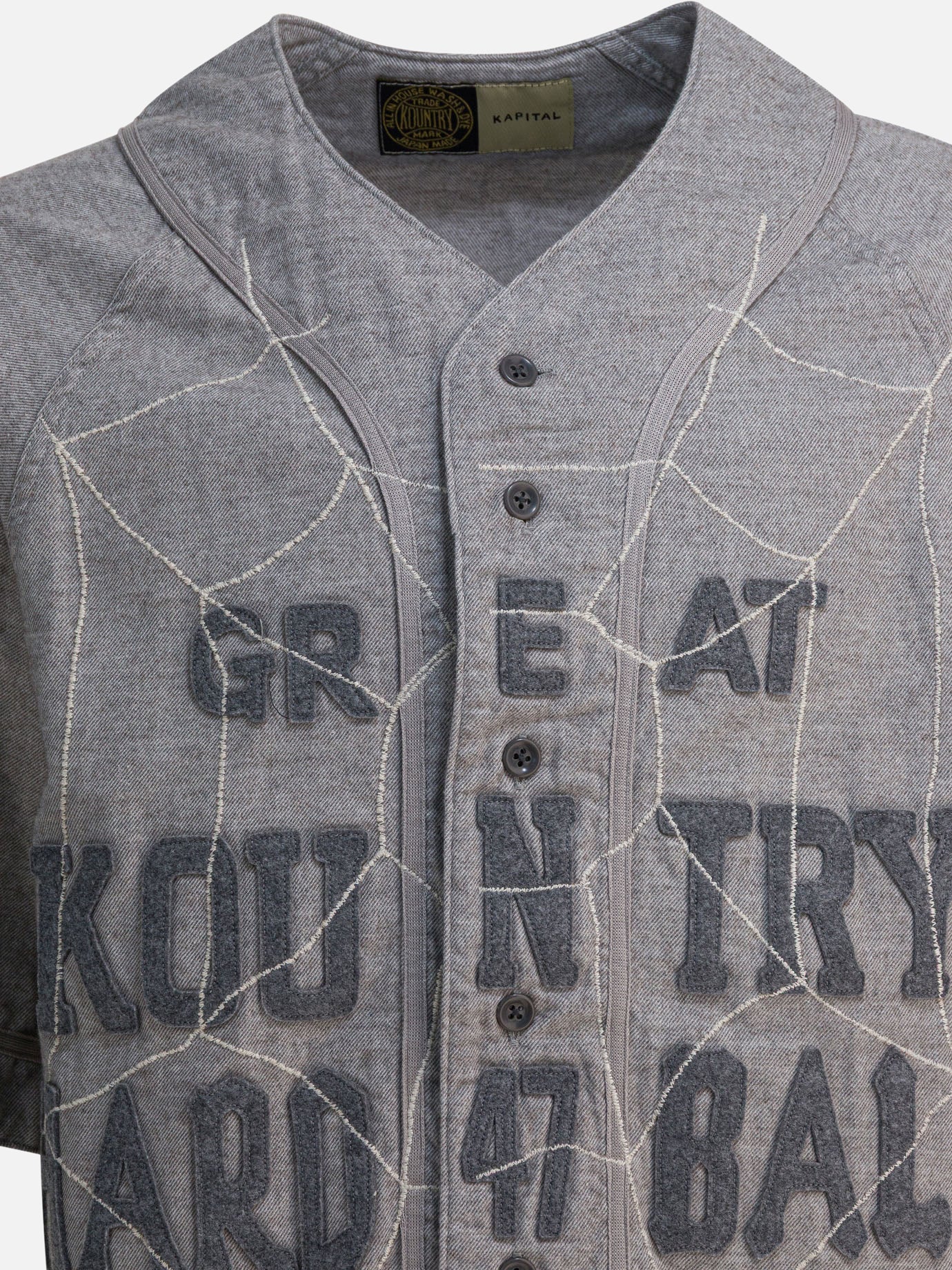 Casual shirts Print  Grey - KAPITAL Men | PDP | VIETTI Online Store | thumbnail_3