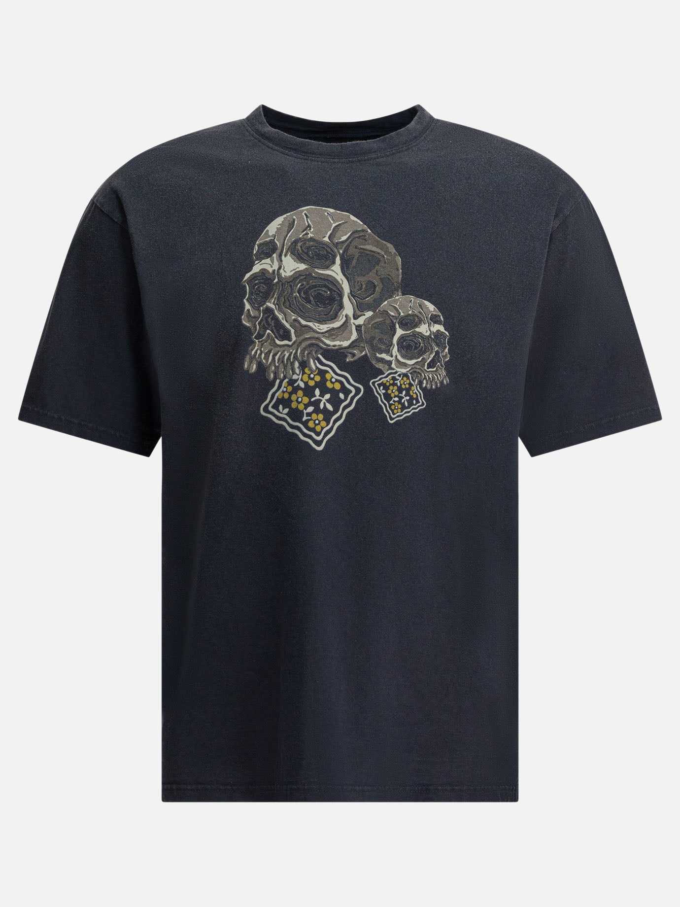 T-shirt girocollo Print  Nero - KAPITAL Uomo | PDP | VIETTI Online Store | thumbnail